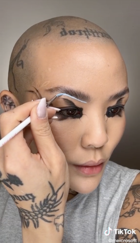 creator and makeup artist Mei Pang on TikTok